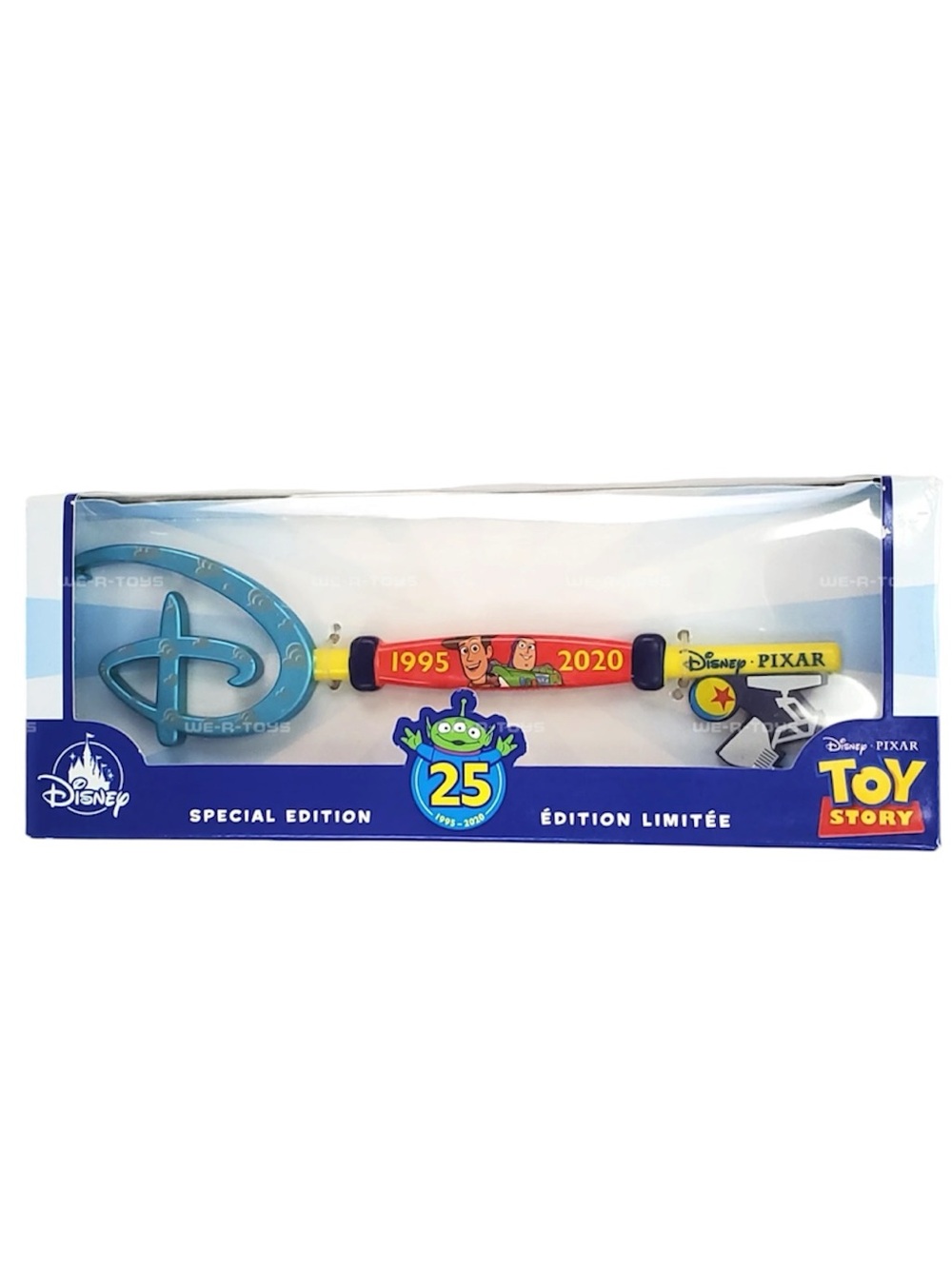 Disney Toy Story 25th Anniversary Teal & Yellow Key Collector Set